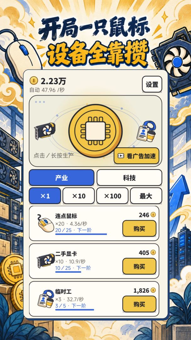 目标是词元大亨游戏宣传截图